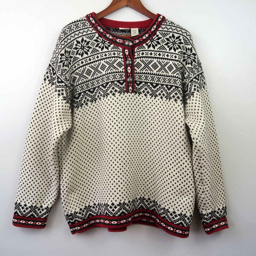 L.L. Bean Kingsfield Cotton Henley Sweater